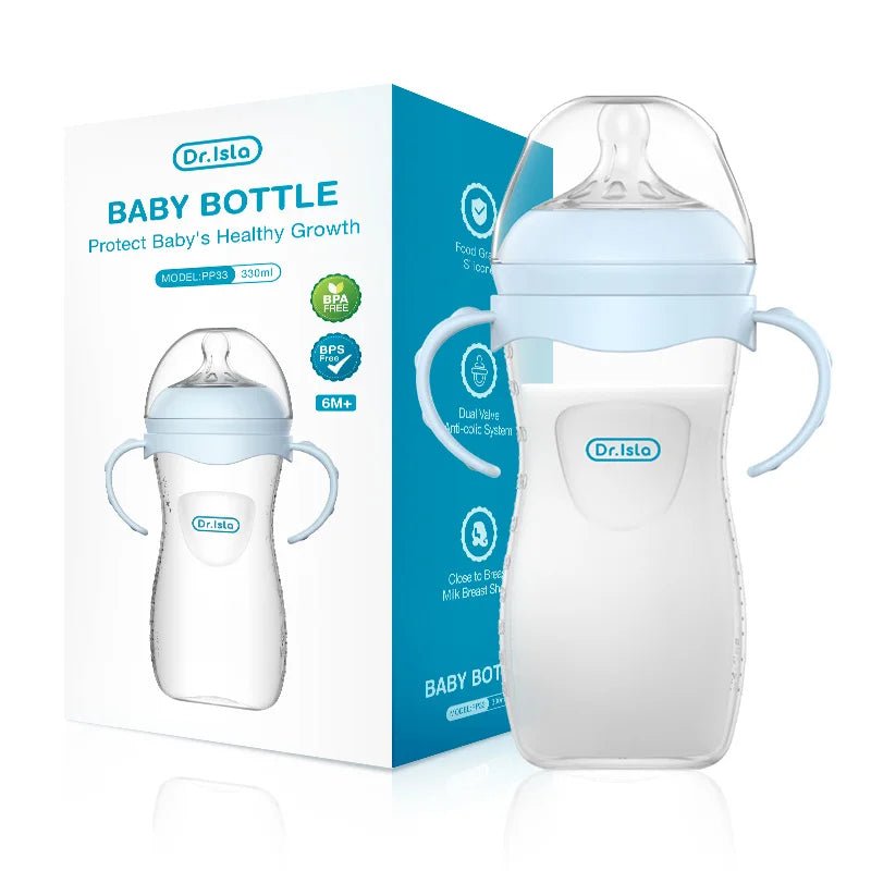 150/240/330ML Baby PP Bottle Newborn Baby Bottle with Handle Milk BottleFeeding Baby Bottles Newborn Feeding Supplies - Baby Store