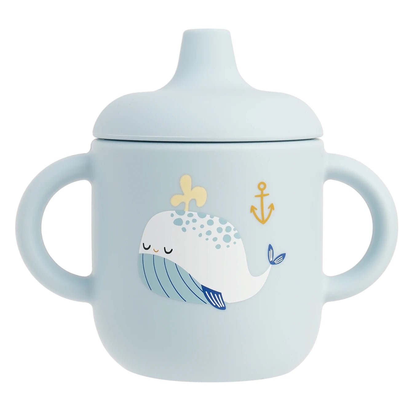 1PCS Cartoon Silicone Baby Feeding Cup BPA Free Leak Proof Training Cup With Handle Travel Friendly Dishwasher Safe Baby Stuff - Baby Store