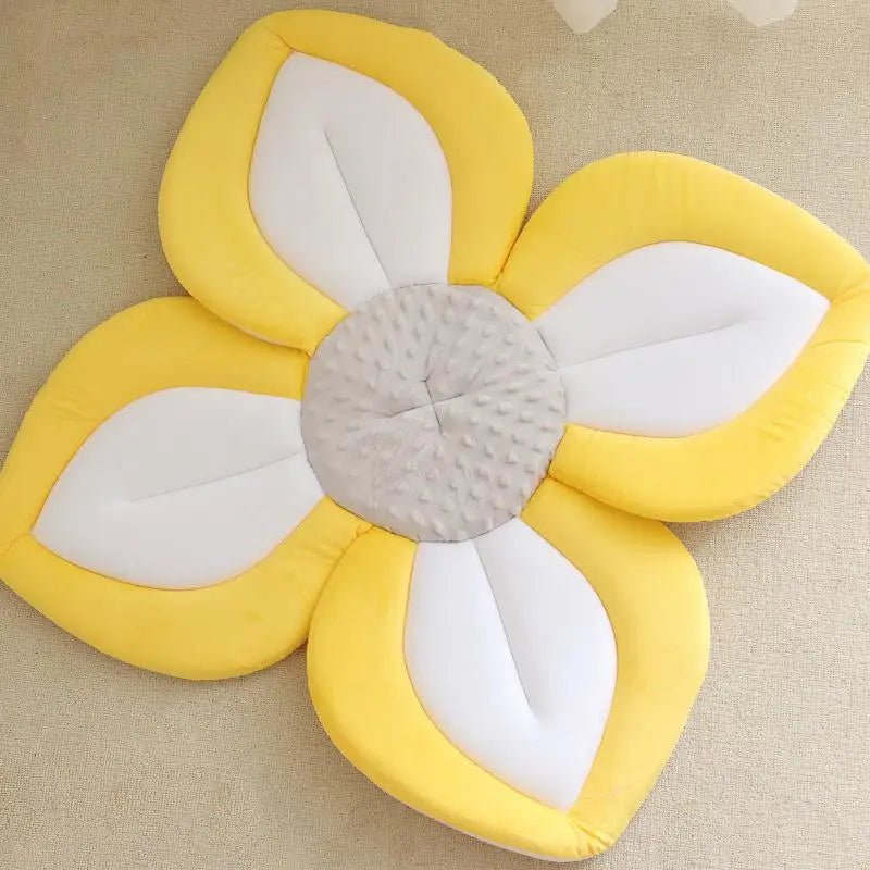 2025 New Sunflower Newborn Bath Mat, Baby Climbing Mat, Crystal Cotton Baby Anti slip and Anti bath Cooling Mat, Artifact
