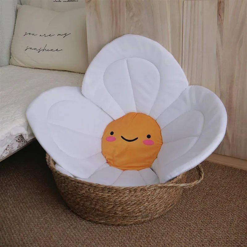 2025 New Sunflower Newborn Bath Mat, Baby Climbing Mat, Crystal Cotton Baby Anti slip and Anti bath Cooling Mat, Artifact - Baby Store