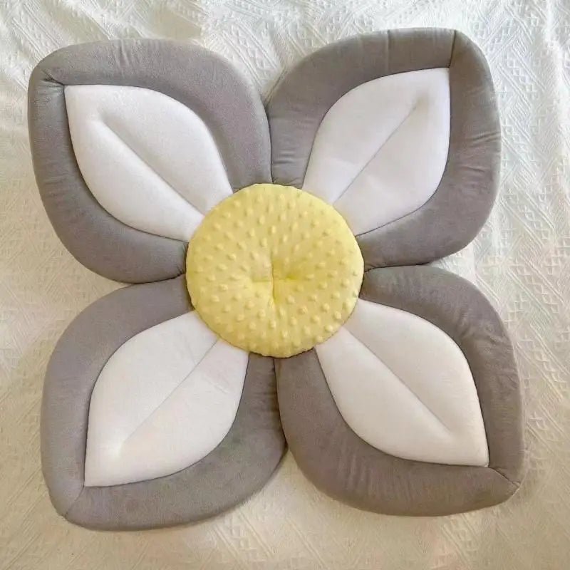 2025 New Sunflower Newborn Bath Mat, Baby Climbing Mat, Crystal Cotton Baby Anti slip and Anti bath Cooling Mat, Artifact
