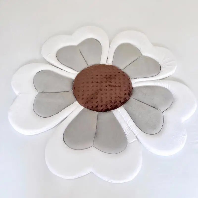 2025 New Sunflower Newborn Bath Mat, Baby Climbing Mat, Crystal Cotton Baby Anti slip and Anti bath Cooling Mat, Artifact