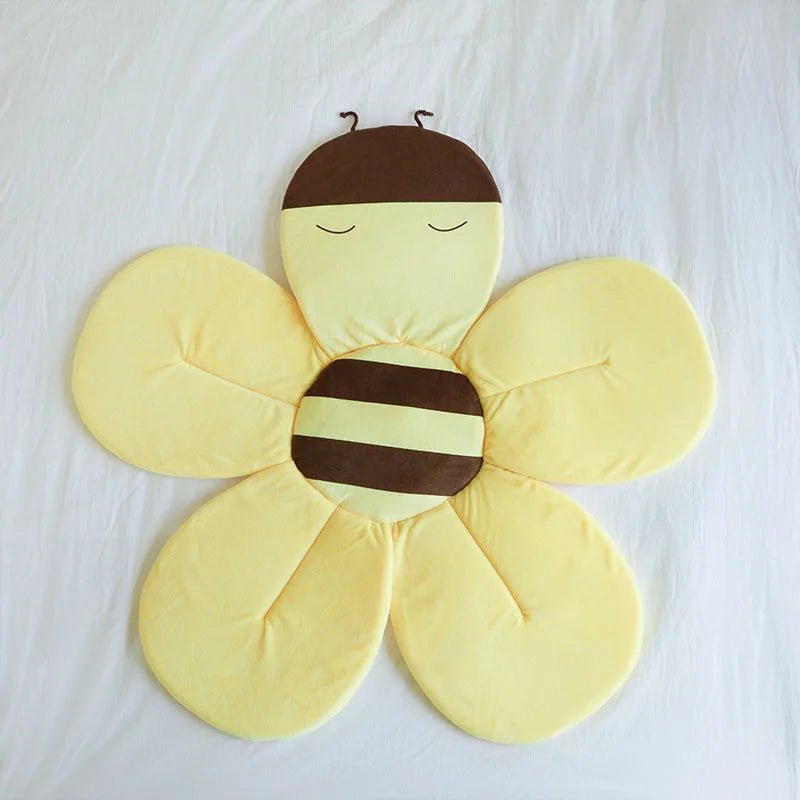 2025 New Sunflower Newborn Bath Mat, Baby Climbing Mat, Crystal Cotton Baby Anti slip and Anti bath Cooling Mat, Artifact