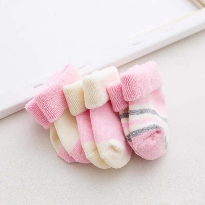 3Pair/lot new casual autumn and winter baby socks cotton 0-1years old children's baby socks