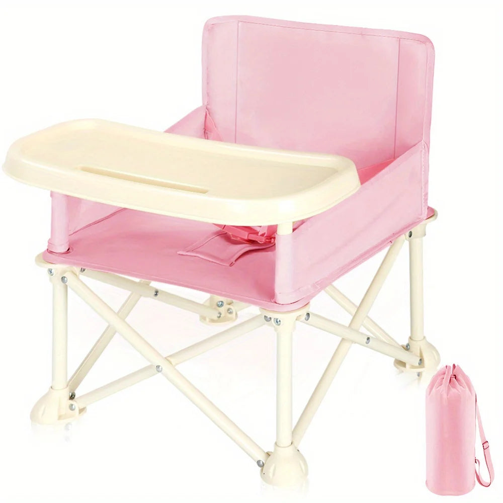 Stylish and Durable High Chair with Adjustable Footrest and Detachable Cushion for Comfortable Feeding, perfect for growing Babi.