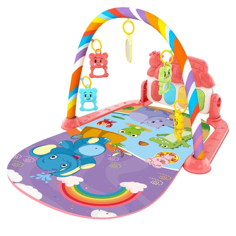 Baby Activity Gym Rack Early Education 0 - 36 Months Toy Gifts Musical Newborn Piano Keyboard Crawling Blanket Pedal Play Mat - Baby Store