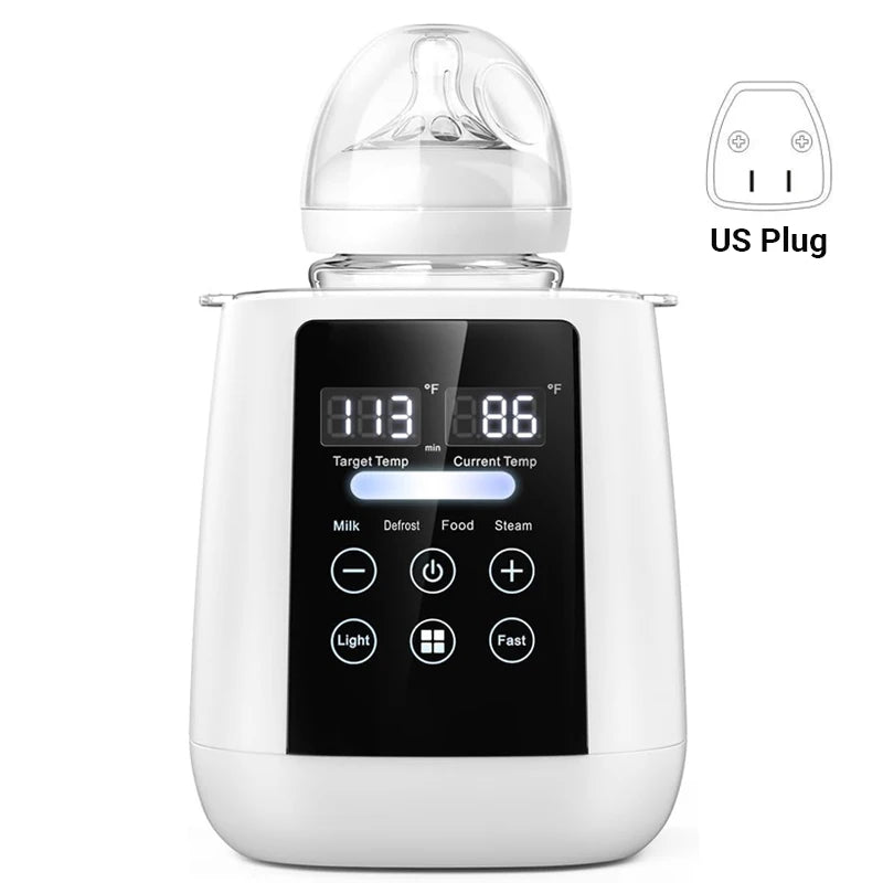 Baby Bottle Warmer & Sterilizer 24 hour 6-in-1Multifuntion Breast Milk Warmer Accurate Temperature Control Baby Bottle Heater