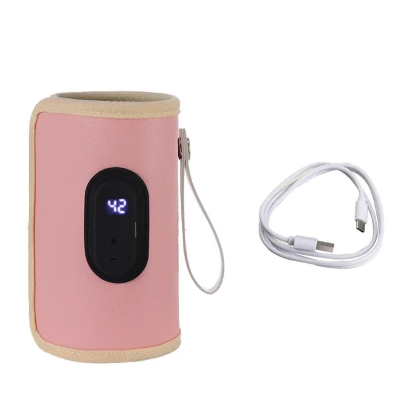 Baby Milk Warmer Baby Nursing Bottle Heater, Portable USB Bottle Warmer for Car, Outdoor Travel Accessories Outdoor Portable - Baby Store