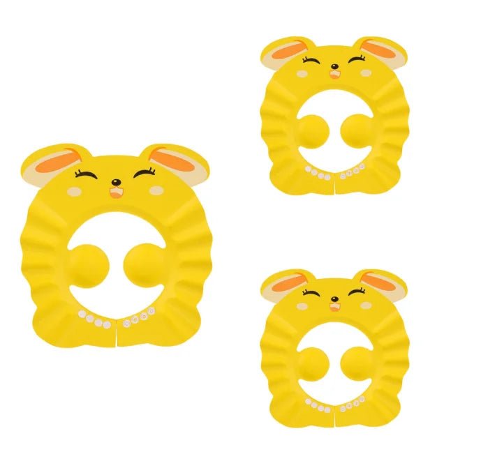 Baby Shower Soft Cap Adjustable Hair Wash Hat for Kids Ear Protection Safe Children Shampoo Bathing Shower Protect Head Cover