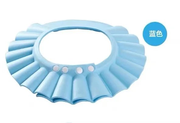 Baby Shower Soft Cap Adjustable Hair Wash Hat for Kids Ear Protection Safe Children Shampoo Bathing Shower Protect Head Cover