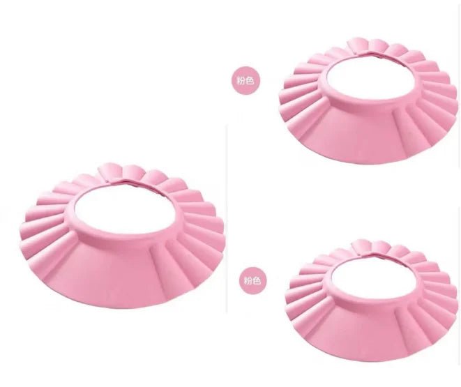 Baby Shower Soft Cap Adjustable Hair Wash Hat for Kids Ear Protection Safe Children Shampoo Bathing Shower Protect Head Cover