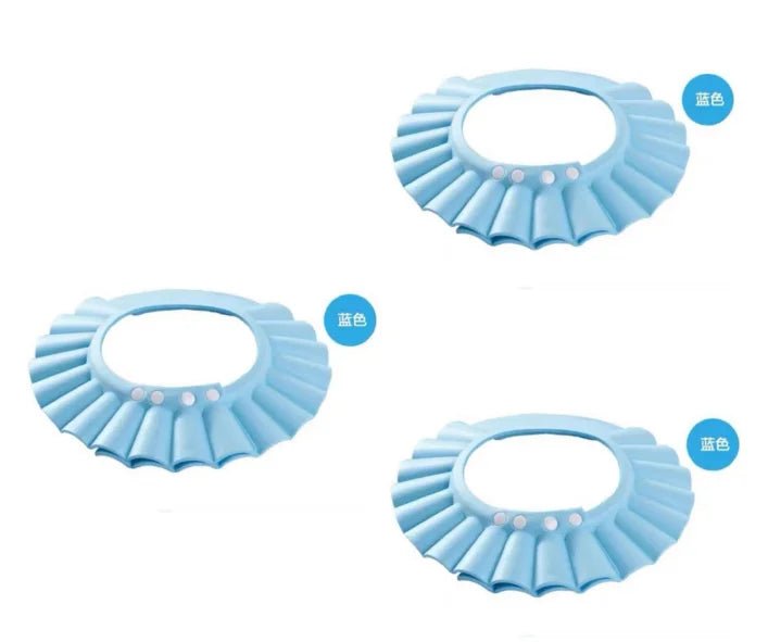 Baby Shower Soft Cap Adjustable Hair Wash Hat for Kids Ear Protection Safe Children Shampoo Bathing Shower Protect Head Cover