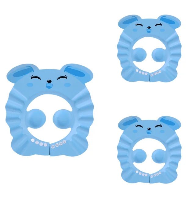 Baby Shower Soft Cap Adjustable Hair Wash Hat for Kids Ear Protection Safe Children Shampoo Bathing Shower Protect Head Cover