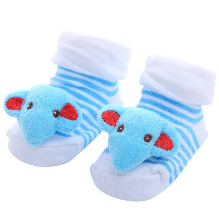 Baby Socks Girls Boys Newborn Accessories Cartoon Animals Kids Gift Clothes Children Infant Toddlers Stuff Anti Slip Toy Clothes