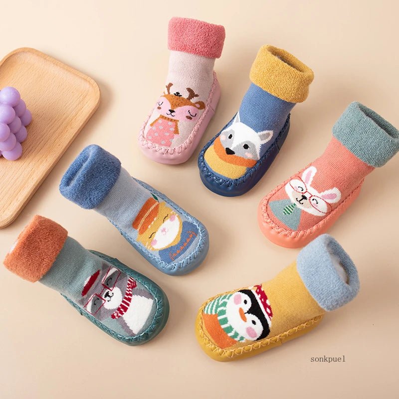 Baby Socks Shoes Infant Color Matching Cute Kids Boys Shoes Doll Soft Soled Child Floor Sneaker BeBe Toddler Girls First Walkers