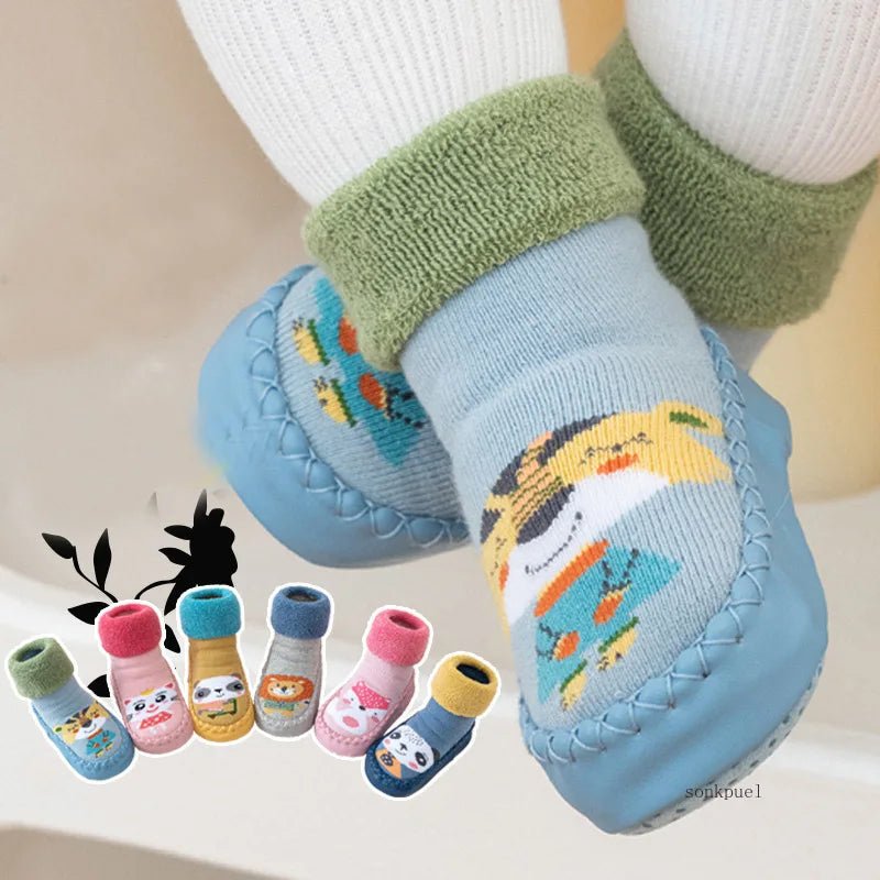 Baby Socks Shoes Infant Color Matching Cute Kids Boys Shoes Doll Soft Soled Child Floor Sneaker BeBe Toddler Girls First Walkers - Baby Store