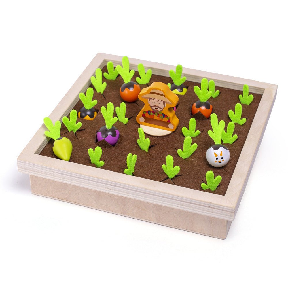 Children's vegetable memory chess