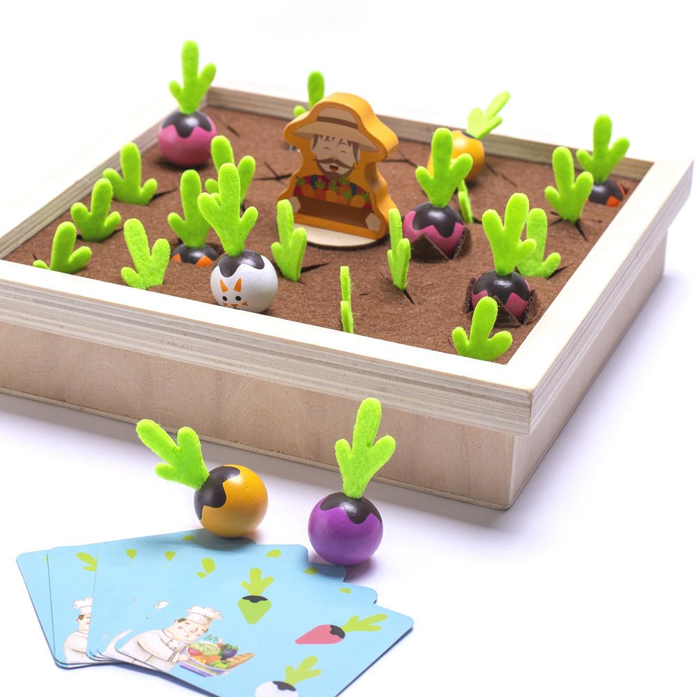 Children's vegetable memory chess