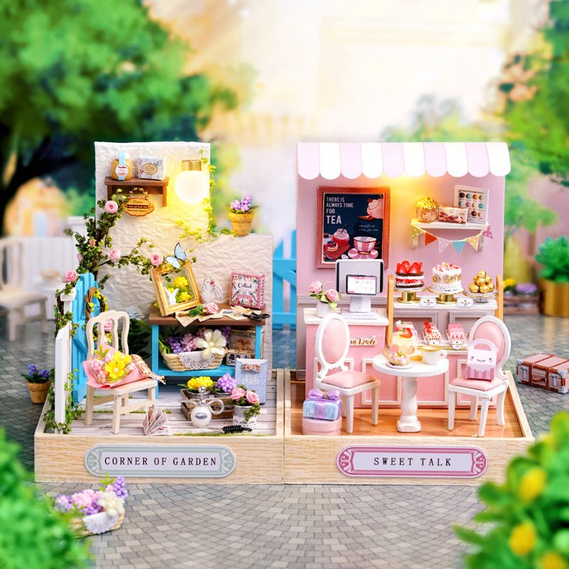 DIY Little House Happy One Pavilion Handmade Assembly Model Toy