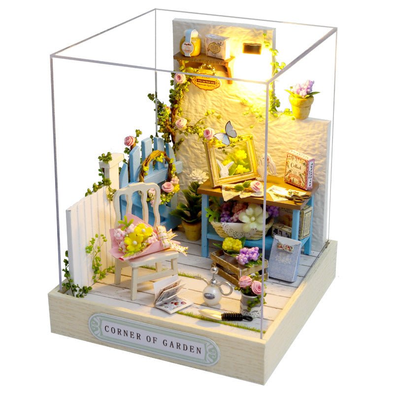 DIY Little House Happy One Pavilion Handmade Assembly Model Toy