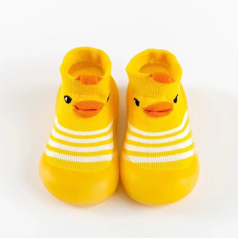 Little Yellow Duck Infant Walking Shoes Spring and Autumn Soft Sole Baby Shoes Non slip Preschool Floor Indoor Socks and Shoes - Baby Store