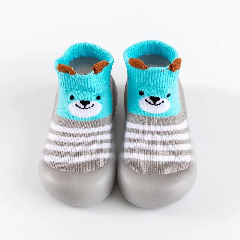Little Yellow Duck Infant Walking Shoes Spring and Autumn Soft Sole Baby Shoes Non slip Preschool Floor Indoor Socks and Shoes