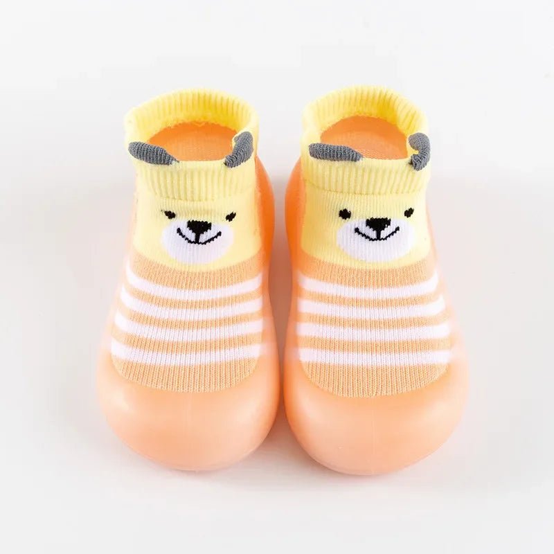 Little Yellow Duck Infant Walking Shoes Spring and Autumn Soft Sole Baby Shoes Non slip Preschool Floor Indoor Socks and Shoes