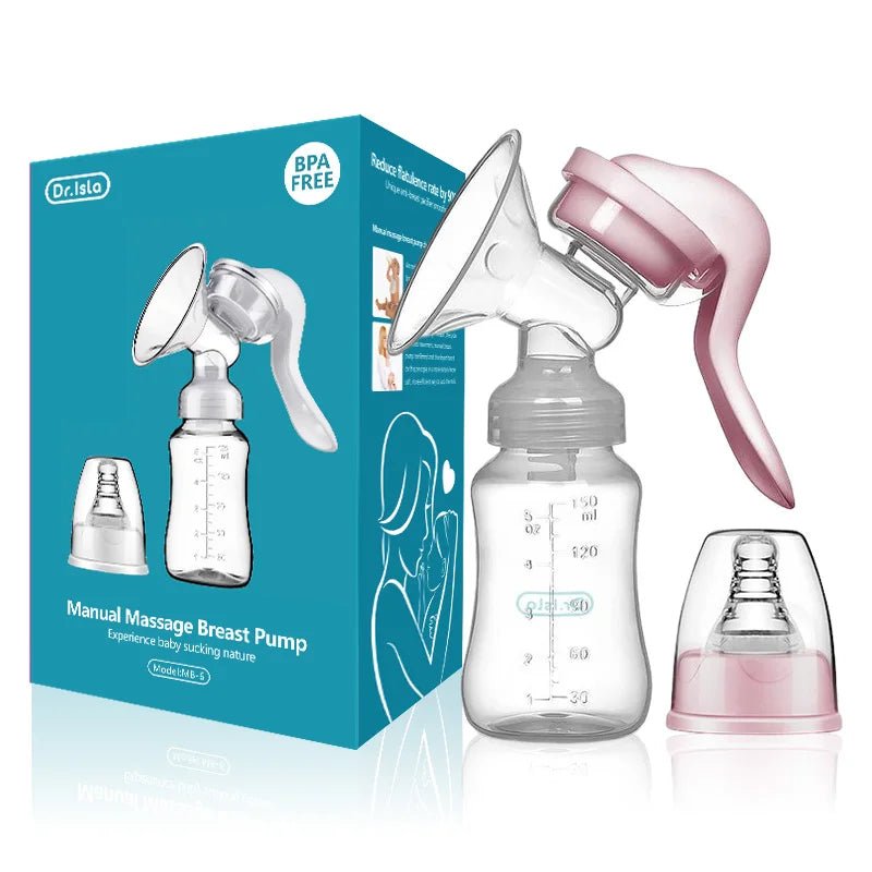 MAMIJOY Breast Pump Baby Nipple Manual Suction Milk Pump Feeding Breasts Pumps Milk Bottle Sucking Postpartum Supplies BPA Free - Baby Store
