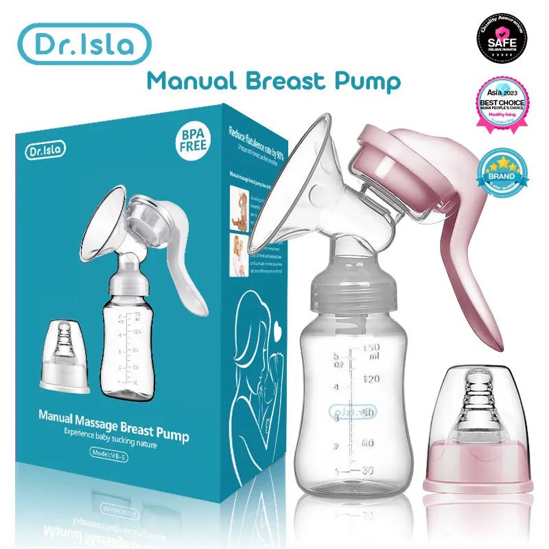 MAMIJOY Breast Pump Baby Nipple Manual Suction Milk Pump Feeding Breasts Pumps Milk Bottle Sucking Postpartum Supplies BPA Free - Baby Store