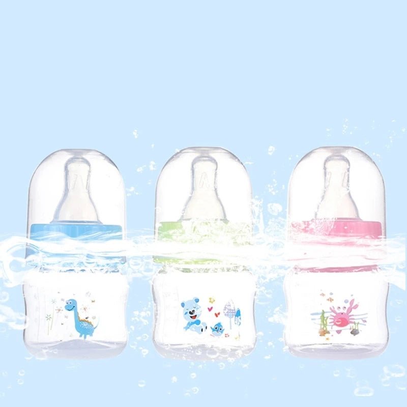 Newborn Bottle Baby PP-Nursing Bottle Liquid Juice Feeding Bottle Food Grade Infant Mini Size Wide Neck Formula Bottle