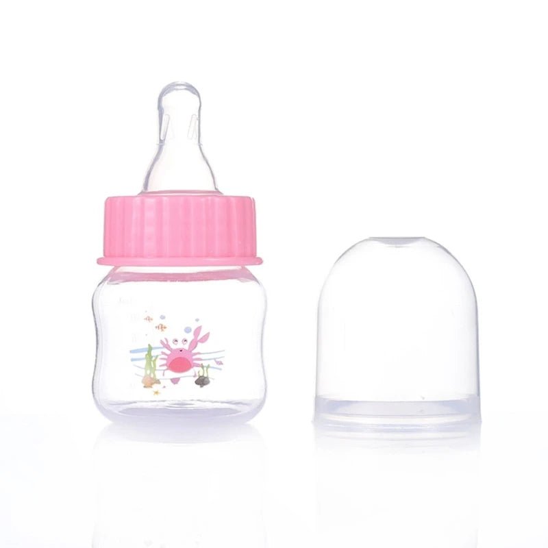 Newborn Bottle Baby PP-Nursing Bottle Liquid Juice Feeding Bottle Food Grade Infant Mini Size Wide Neck Formula Bottle