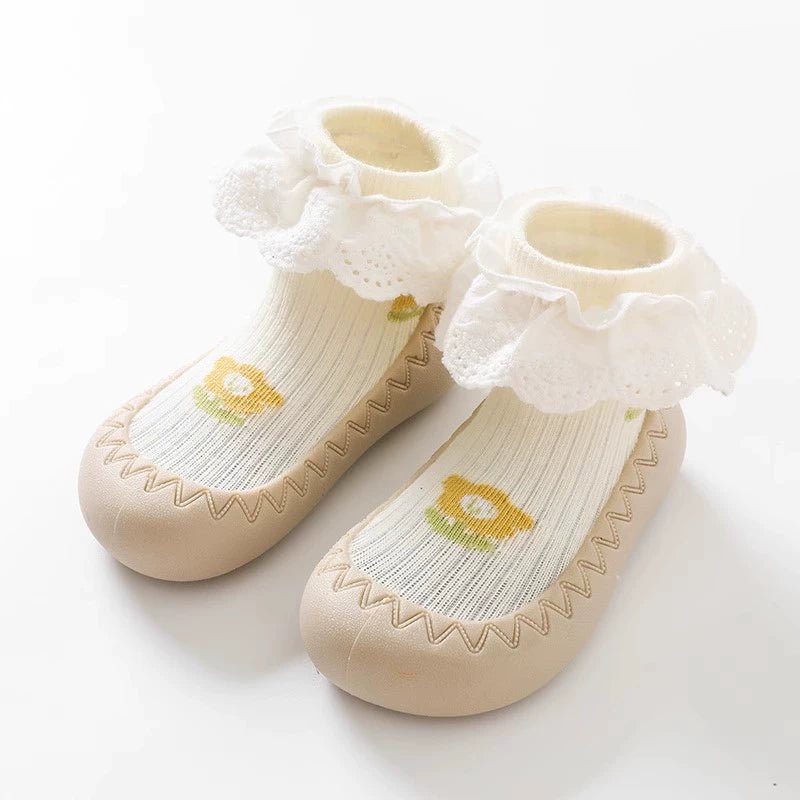 Newborn Spring and Autumn Indoor Cool Rubber Sole Room Socks