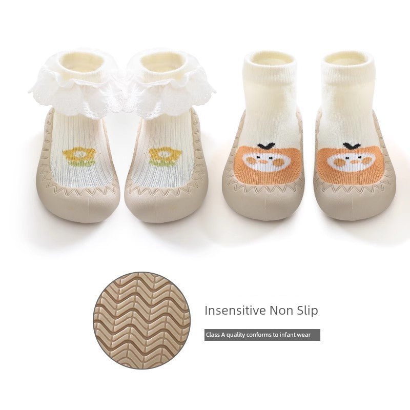 Newborn Spring and Autumn Indoor Cool Rubber Sole Room Socks