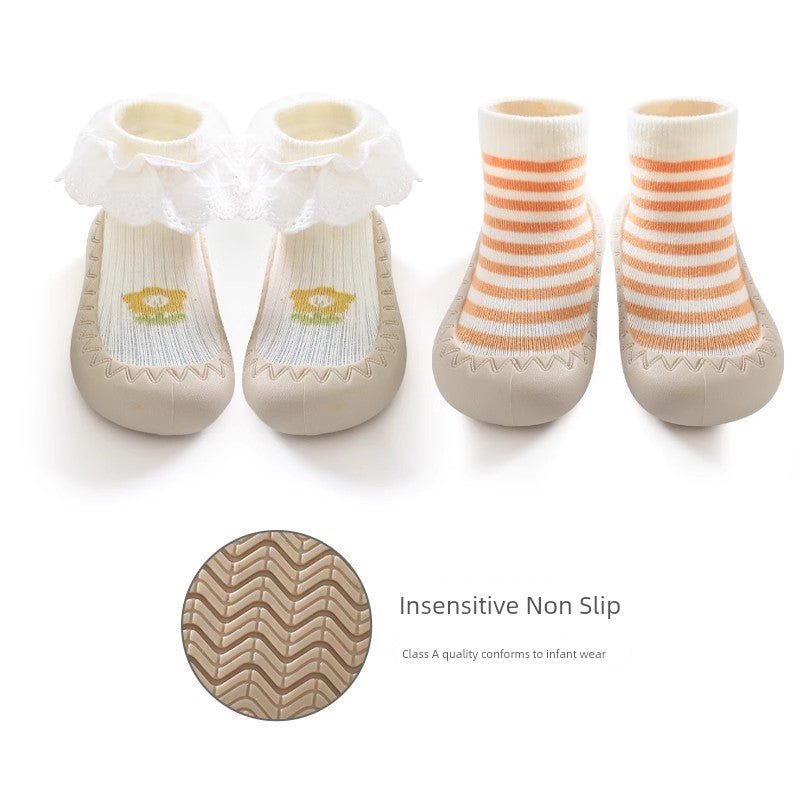 Newborn Spring and Autumn Indoor Cool Rubber Sole Room Socks