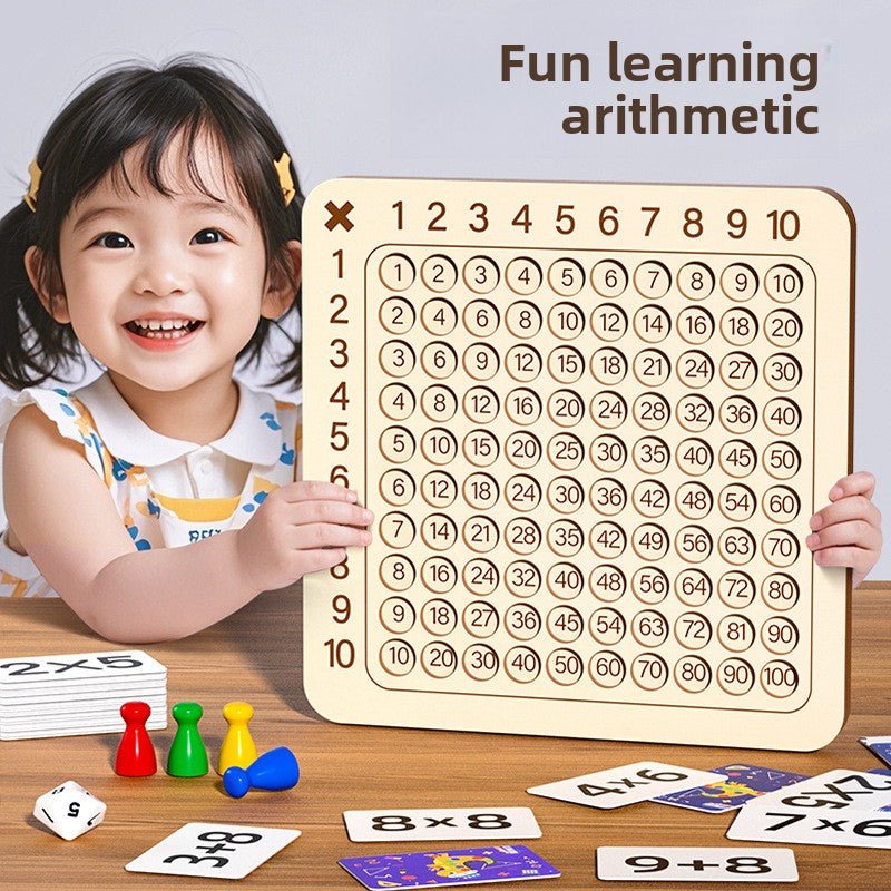 Nine - Nine Multiplication Formula Board Game - Baby Store