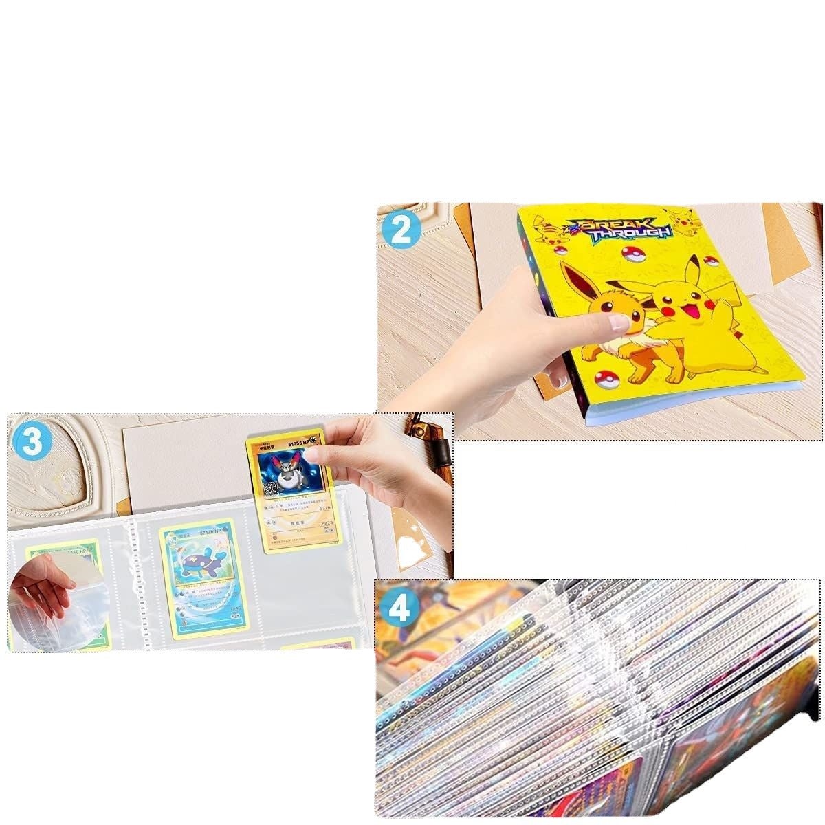 Pokémon Card Collection Book Card Book Pokemon Pickup Pack 240 Cards