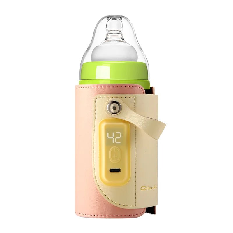 Portable Smart Milk Heat Keeper Milk Bottle Warmer Fast Baby Food Heater with USB Plug for Outdoor Car Travel - Baby Store
