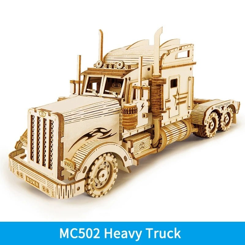 Robotime ROKR Train Model 3D Wooden Puzzle Toy Assembly Locomotive Model Building Kits for Children Kids Birthday Christmas Gift - Baby Store