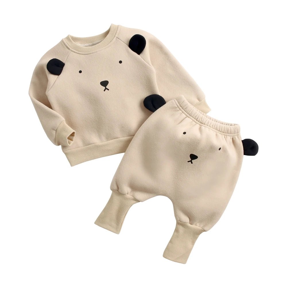 Sanlutoz Warm Winter Baby Clothing Sets Cotton Long Sleeve Tops + Long Pants 2pcs Fashion Cute Animal