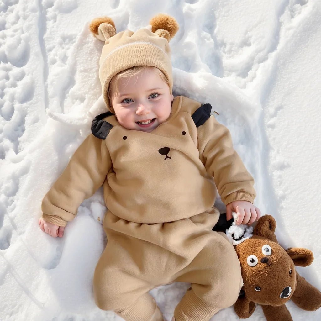 Sanlutoz Warm Winter Baby Clothing Sets Cotton Long Sleeve Tops + Long Pants 2pcs Fashion Cute Animal - Baby Store