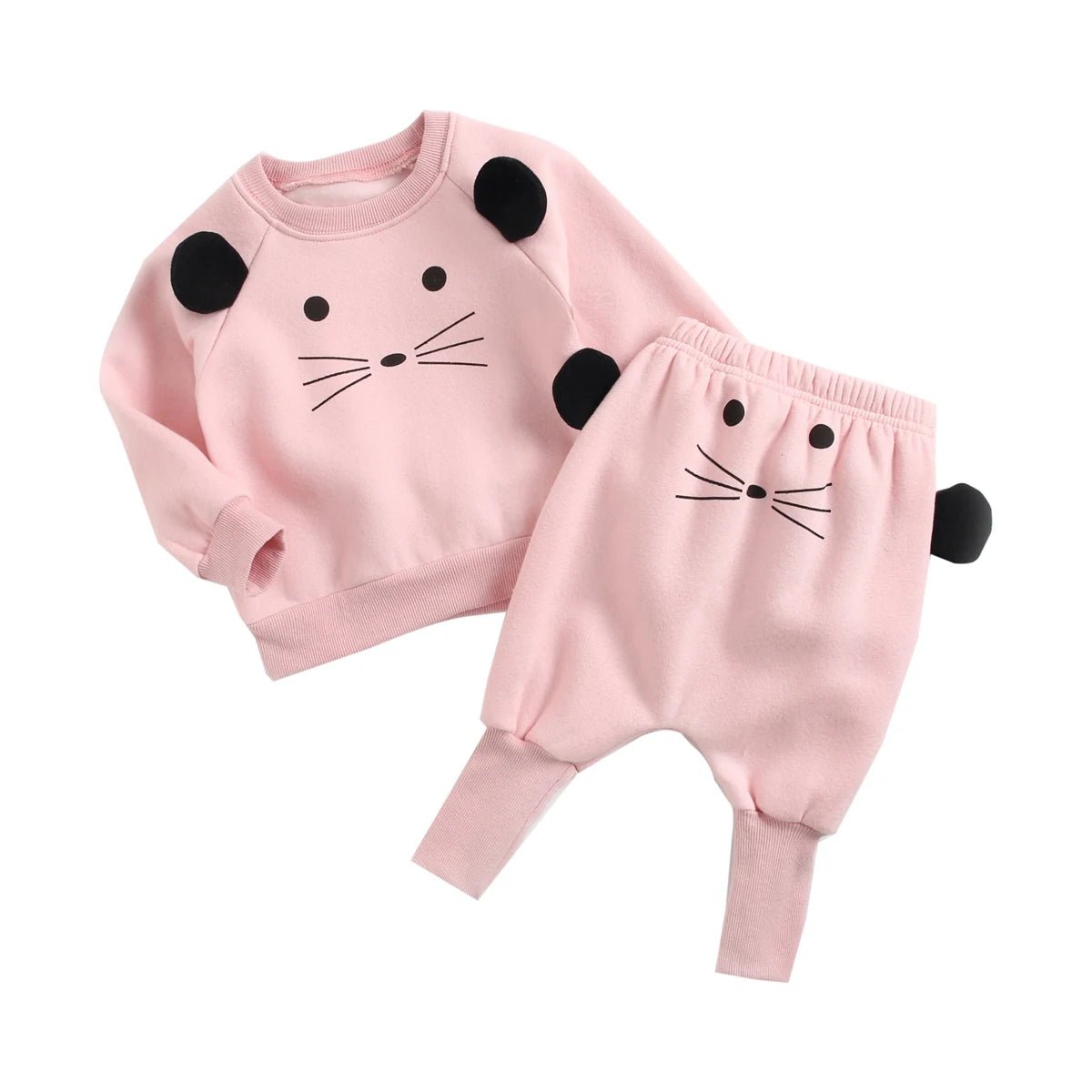 Sanlutoz Warm Winter Baby Clothing Sets Cotton Long Sleeve Tops + Long Pants 2pcs Fashion Cute Animal