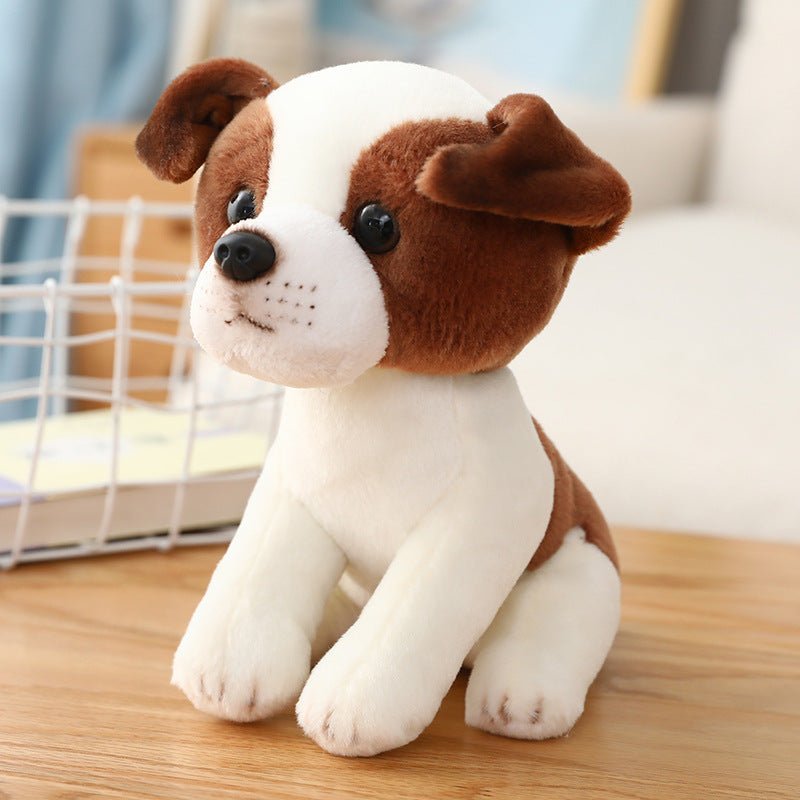 Simulation dog Maltese plush toy Bichon Frise doll Labrador Tibetan Mastiff birthday gift - Baby Store