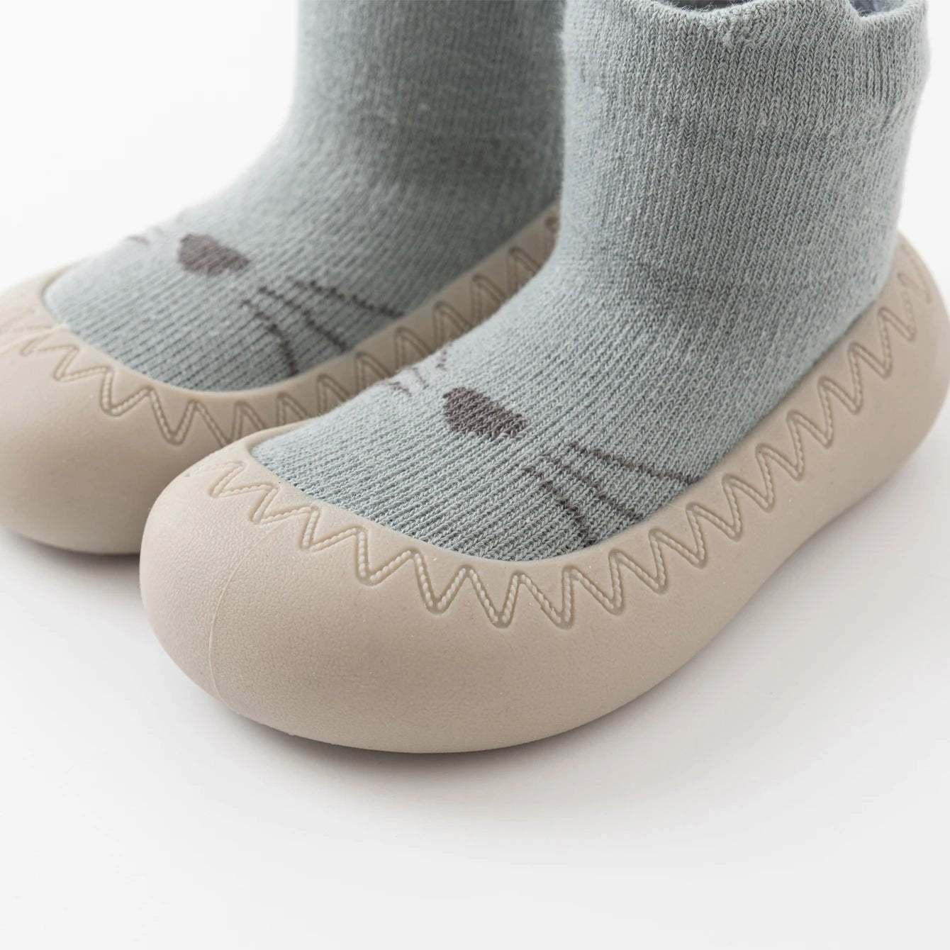 Spring Autumn Toddler Baby Socks Shoes 6M-3Y Kids' Anti-Slip Cartoon Floor Shoes Rubber Sole Pre Walkers Lightweight Sneakers