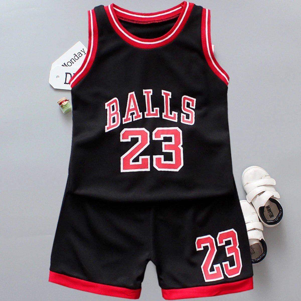 Summer Children's Clothes Set Kids Sports Basketball Clothes Baby Sleeveless Tops+Shorts 2PCS/Suit Baby Boys Girls Clothes Set