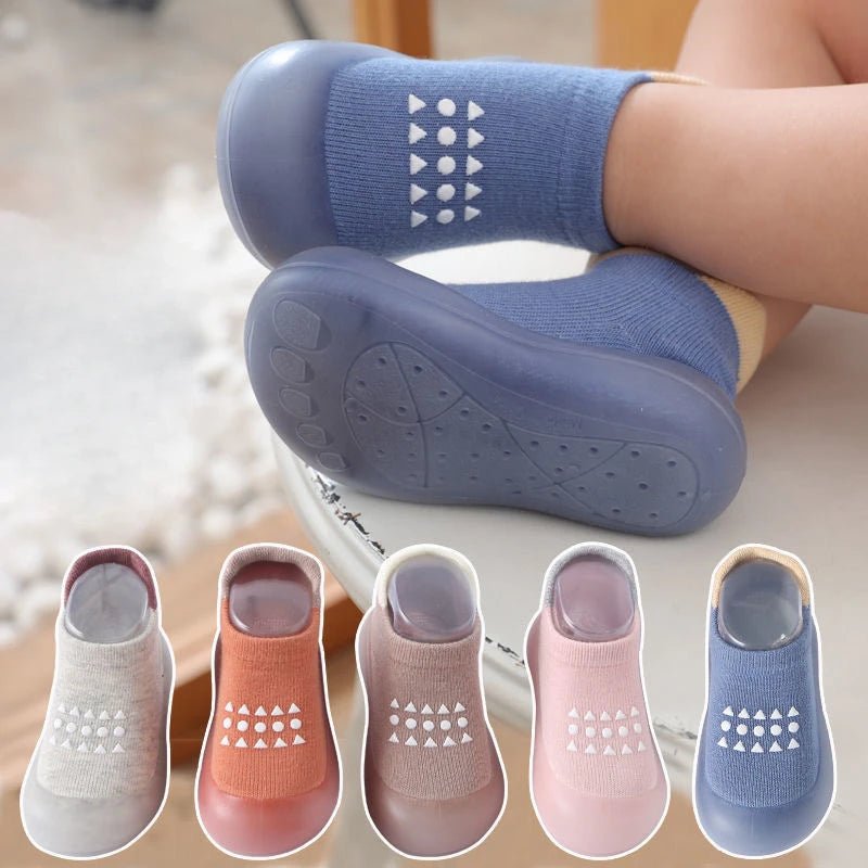 Summer New Combed Cotton Anti slip and Breathable Children's Soft Sole Shoes Baby Walking Shoes Mesh Faced Baby Floor Socks - Baby Store