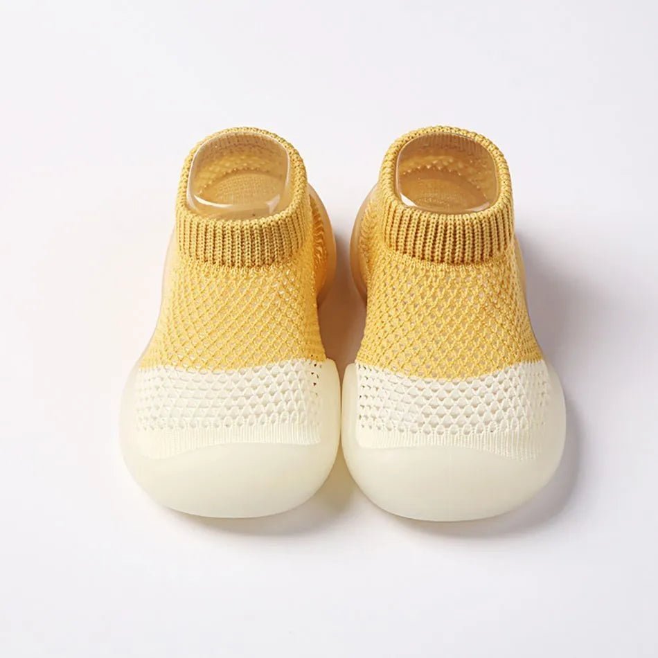Toddler shoes breathable baby summer children soft bottom non-slip floor shoes and socks ice silk shoes socks thin mesh shoes