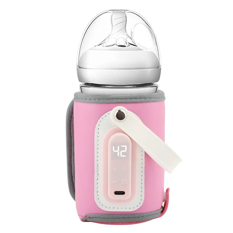 USB Milk Water Warmer Travel Stroller Insulated Bag Nursing Bottle Heater Outdoor Portable Baby Feeding Bottle Warmer Bag - Baby Store