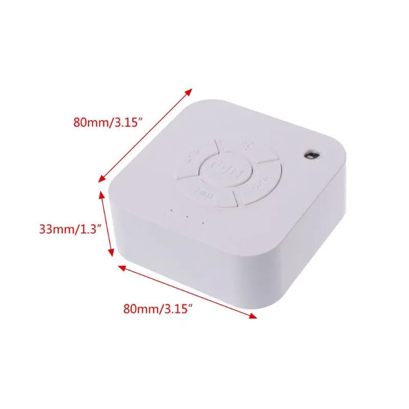 White Noise Machine USB Rechargeable Timed Shutdown Sleep Sound Machine For Sleeping & Relaxation For Baby Adult Office Travel - Baby Store