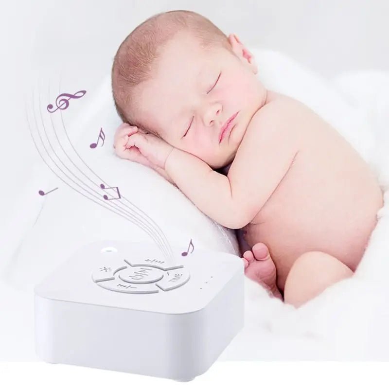 White Noise Machine USB Rechargeable Timed Shutdown Sleep Sound Machine For Sleeping & Relaxation For Baby Adult Office Travel - Baby Store
